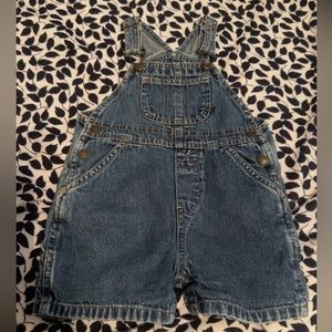 Boy shorts overalls